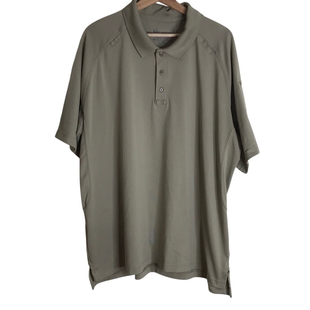 5.11 Tactical Polo Men's Performance Series Short Sleeve Tan 2XL